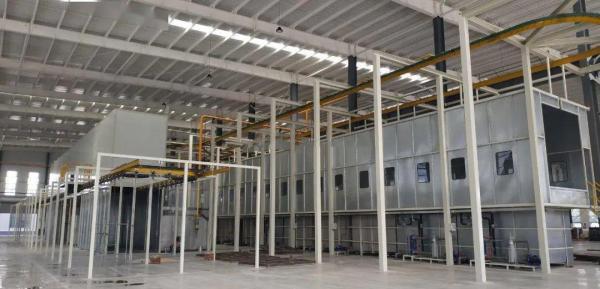 Automatic Ceramic Coating Production Line Aluminium Anodizing Spray Paint Equipment