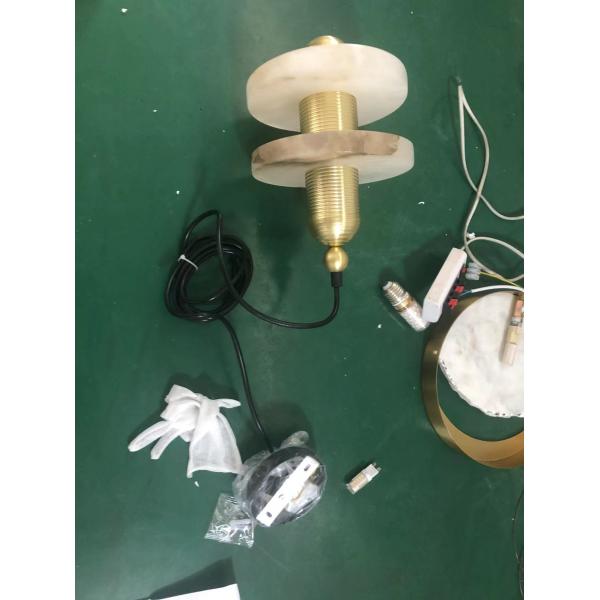 White Marble Led Pendant Lamp For Living Room Contemporary Led Pendant Lights