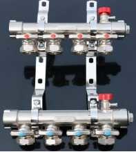 Automatic Air  Removal Central Heating Manifold , Water Supply Manifold A9