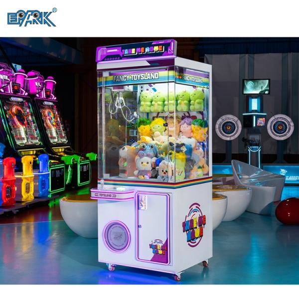 Pink Love Gift Coin Operated Claw Machine Fully Transparent 90W