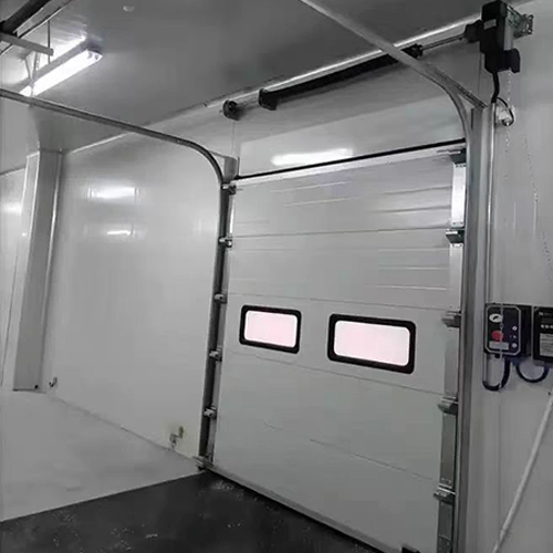 Durable Access Solution Industrial Sectional Overhead Door For Water Treatment Plant Operations