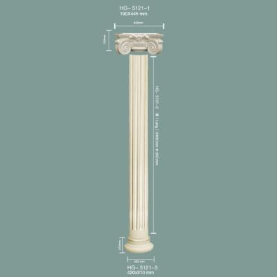 PU Roman Column HG-5121
