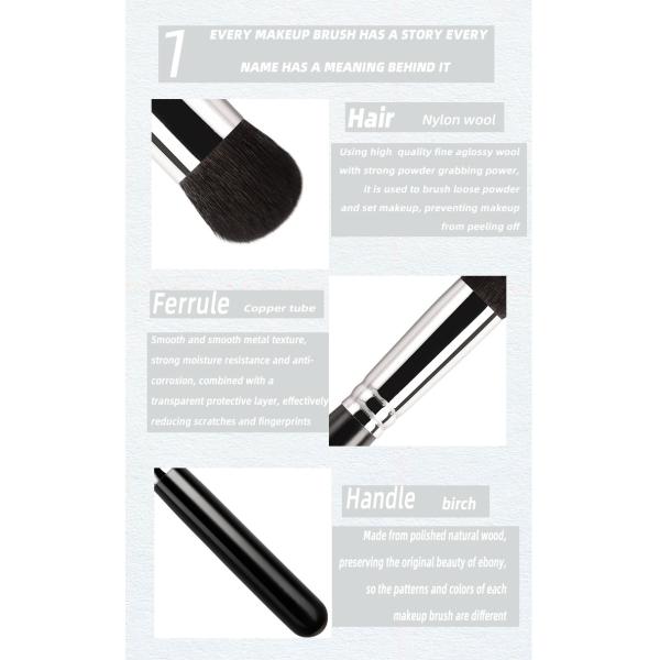 A24 Small Round Head Powder Highlighter Brush Natural Halo Dyeing Portable Makeup Brush