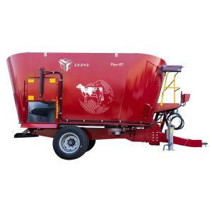 7m3 Vertical Stationary Feed Mixer With Single Auger For Small Dairy And Beef Cattle Farms