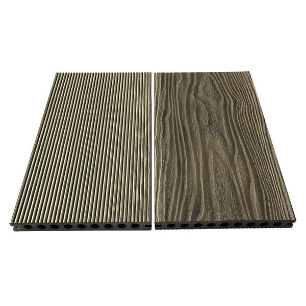 140*25mm Balconies Composite Decking Material Modern Waterproof