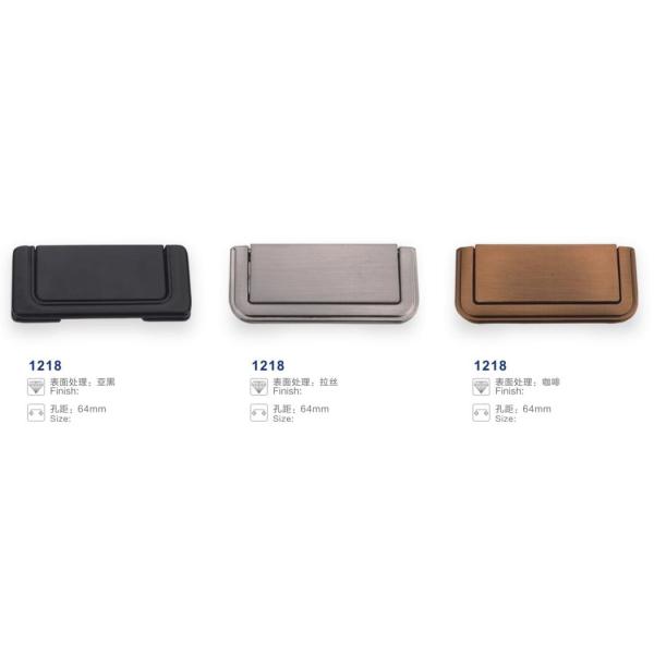 Классические ручки ящиков шкафа/мебели стиля оцинковывают сплав 64mm