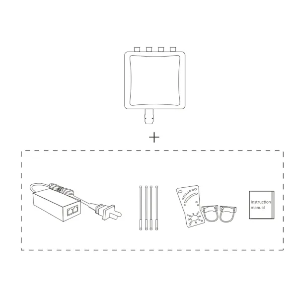 Wi-Fi6 Outdoor Wireless Ap with SFP Fiber Port and Qualcomm Ipq5018 Enterprise Chipset