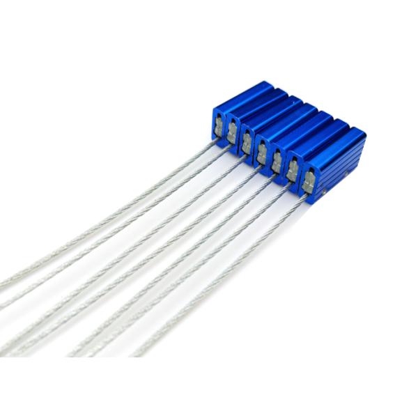 1.5mm Diameter Wire Mini Pull Tight Cable Seal with 1.96 KN Tensile Strength for Logistics Security