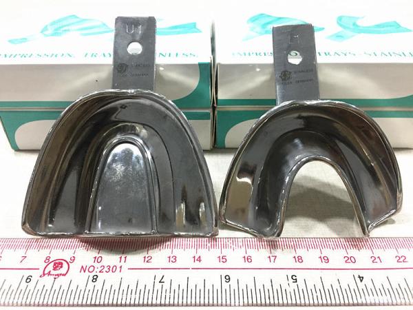 Excellent Durability Dental Impression Trays #1 Size Rust Free Instruments