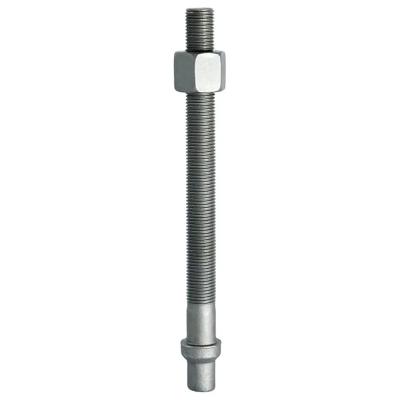Boulon central avec écrous hexagonaux tête ronde 8.8 10.9 Grade zinc plaqué norme DIN