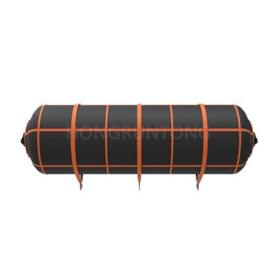 Big Lifting Capacity Marine Salvage Airbags Cylindrical Industrial Inflatable Buoyancy Bags