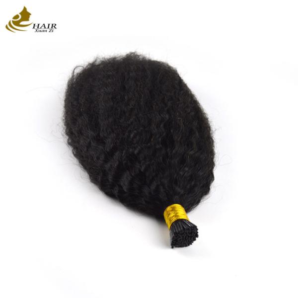 Micro Loop Flat Prebonded Extensões de Cabelo Perversos Direitos Virgem Cabelo humano