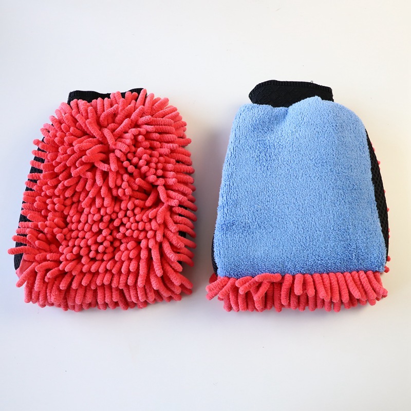 Scratch Resistant Soft Car Cleaning Microfiber Gloves Thickened