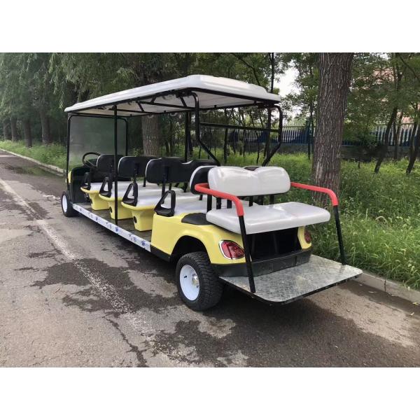 Цвет тележки 10 поля для гольфа тележки для гольфа желтого цвета 27мпх-35мпх подгонянный для фермы клуба гостиницы