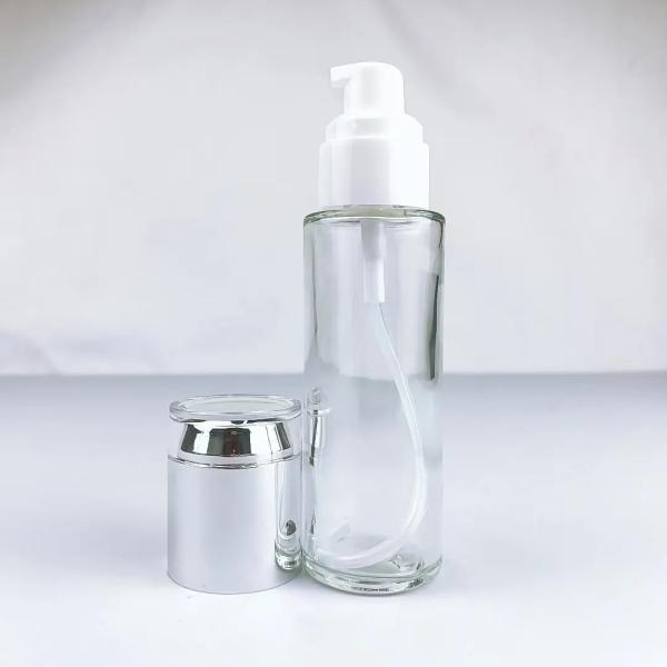 Glass Luxury Cosmetic Cream Bottle Cosmetic Packaging