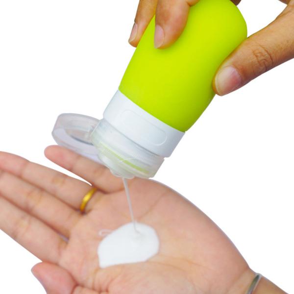 Colorful Leak Proof 60ml Silicone Travel Bottles Sets