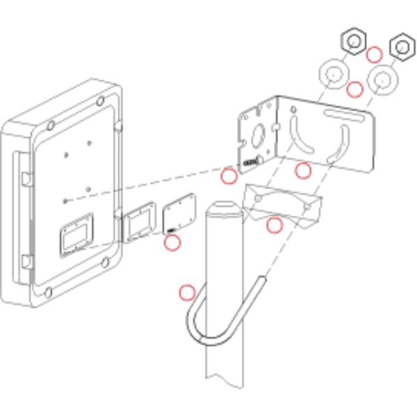 Anti Clone 2.4GHz Long Range RFID Active Reader Gain 18dBi