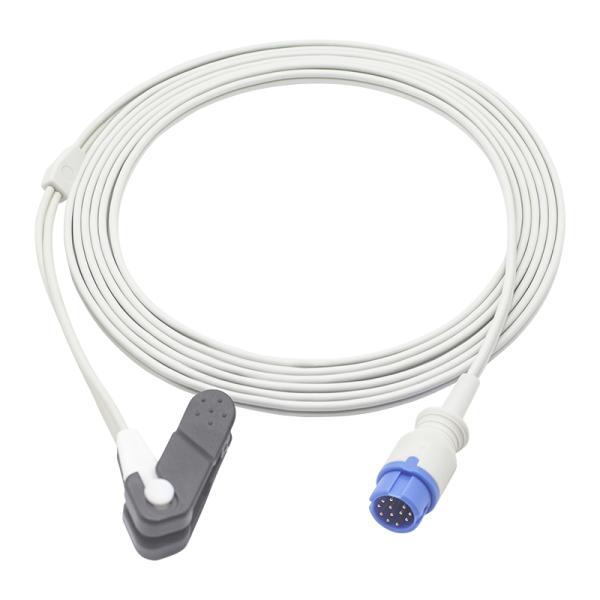 Anke ASC-553 Reusable SpO2 Sensor Oxi-max Tech 12Pin Adult Finger Clip SpO2 Probe