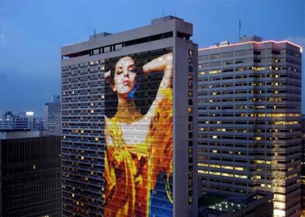 SMD3535 LED Mesh Screen P15.625 With High Transparent Rate