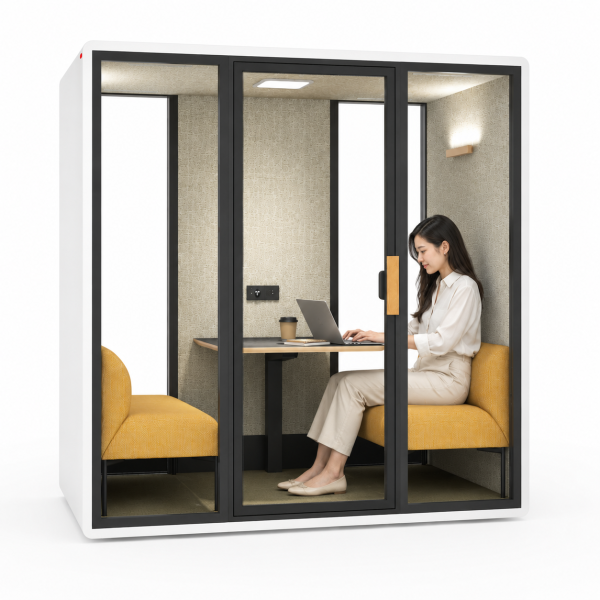 Office Work Soundproof Meeting Pods Phone Booth For Quiet Business Communication