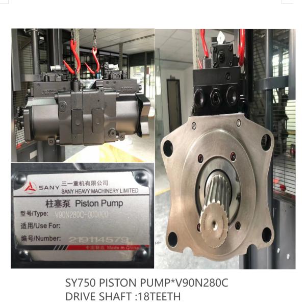 V90N280C Sy750h Piston Main Pump Backhoe Sany Excavator Hydraulic Pump