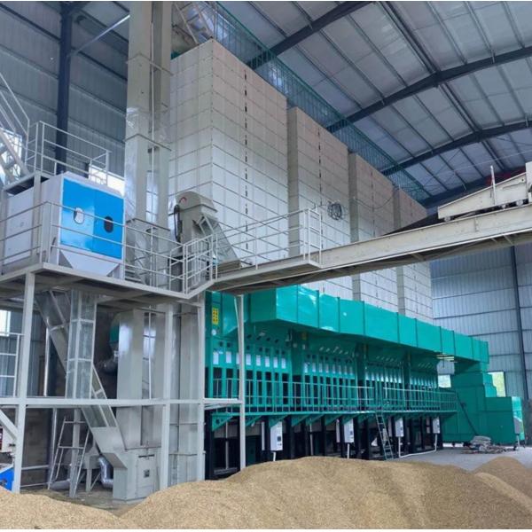 12 Tons Capacity Vertical LSU Dryer ISO Certified Circulating Batch Type Peas Dryer Machine