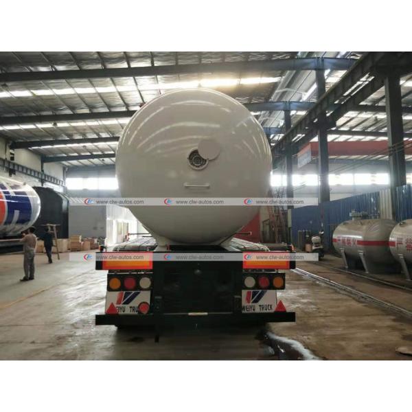 49.6cbm LPG Road Tanker 3 Axles 49600 Liters 23tons Propane Gas Tanker Trailer for Nigeria