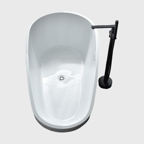 Sustainable Freestanding Bathtub Accessories Chrome Finish SS Faucet For Bathroom