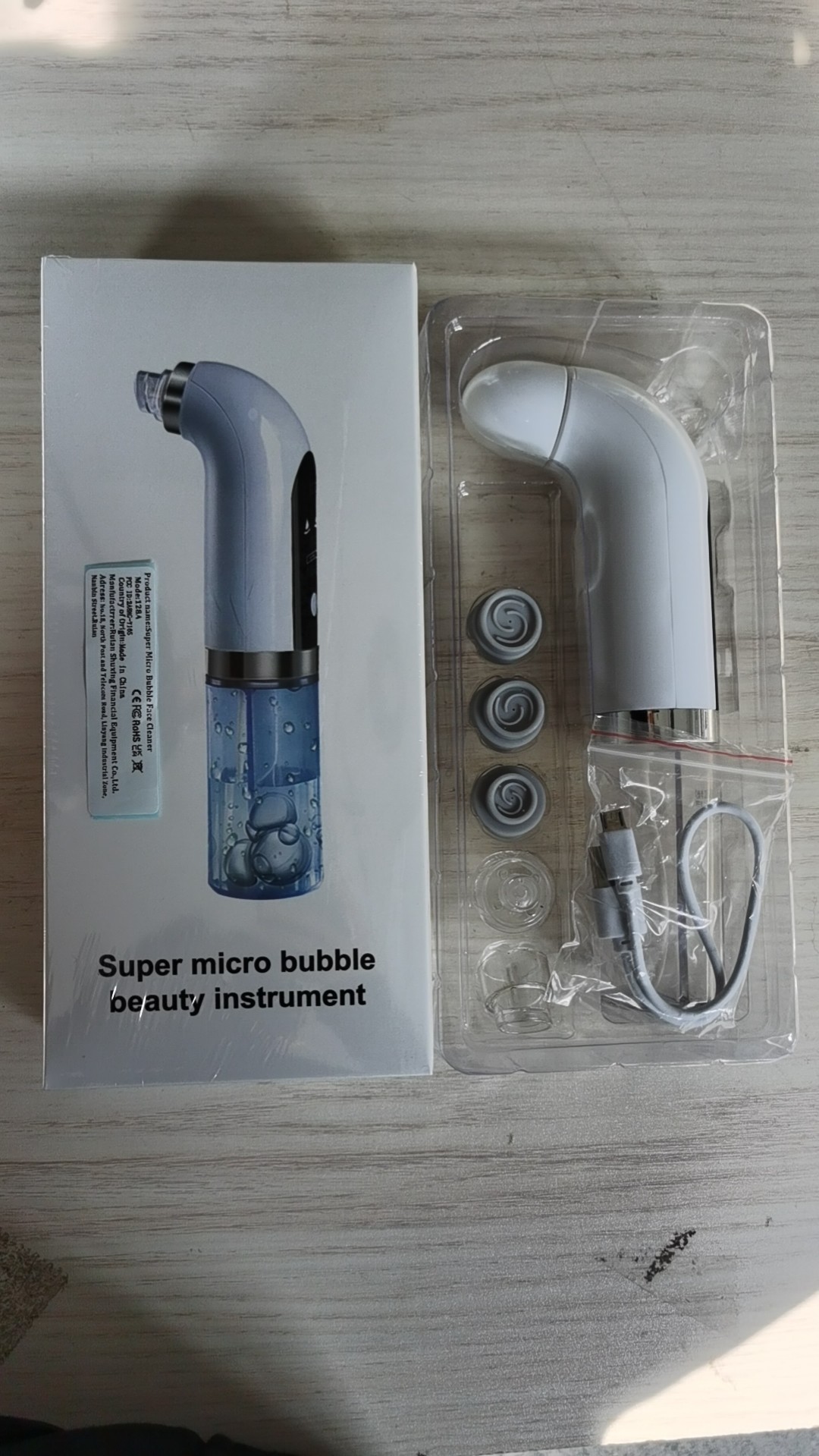 Vacuum Suction Blackhead Remover Pore Cleaner for Face Cleaning and Acne Removal Kit