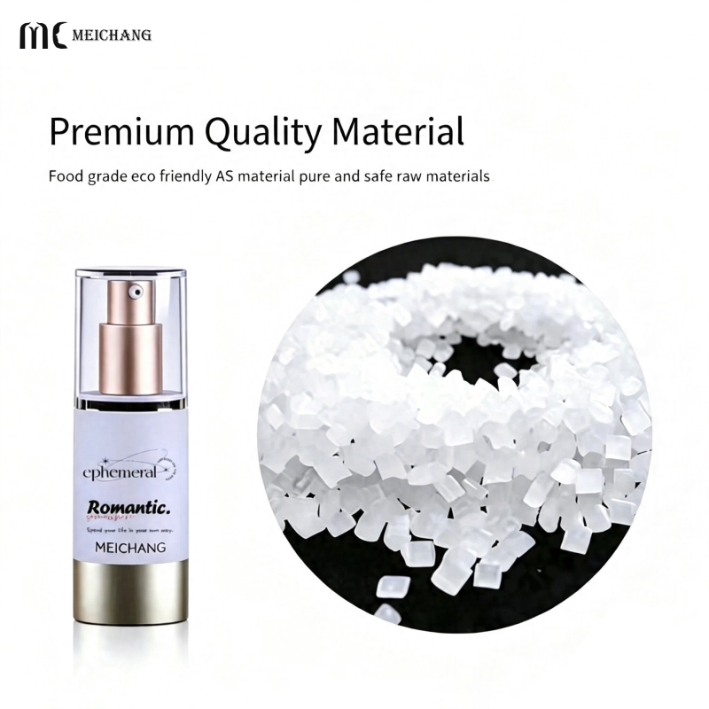 35ml Oval AS Airless Bottle for Sustainable Skincare Packaging（MC-294）