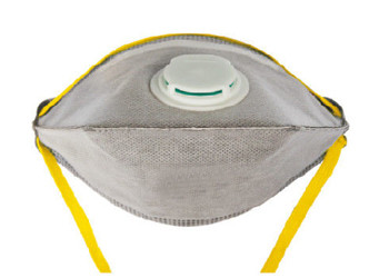 Horizontal Foldable FFP2 Dust Mask With 4-Ply Non Woven / Elasticated Strap