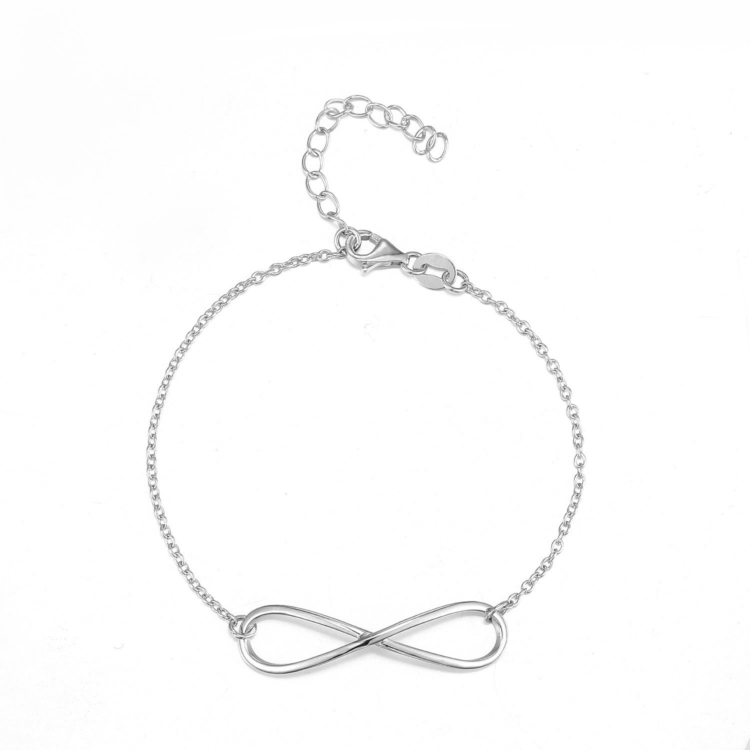 J&CO Джеймс Avery 925 браслетов Bangle кубического Zirconia браслета шарма стерлинговых серебряных
