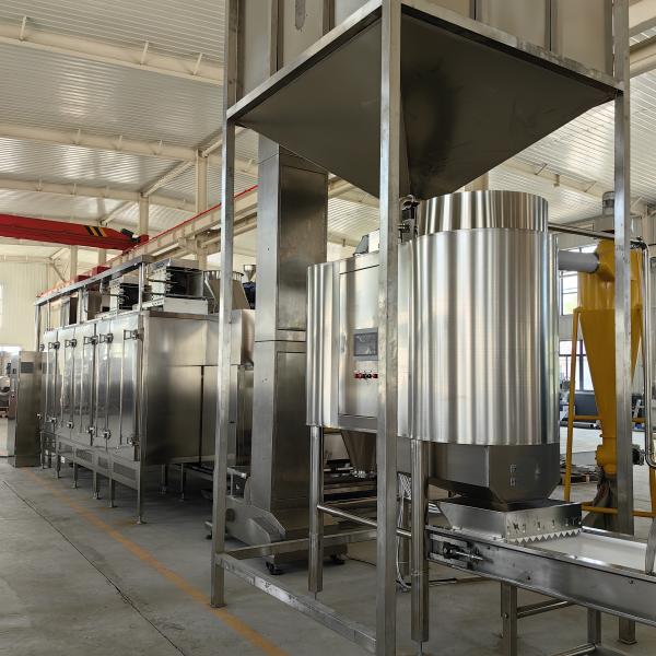 Machine à éplucher les cacahuètes en acier inoxydable, capacité 500-1000 kg/h