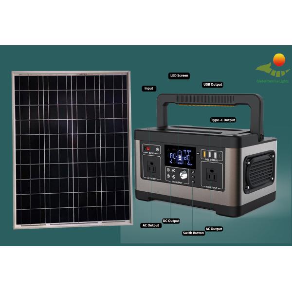 Генераторы батареи Li пульта управления СИД портативные солнечные для располагаться лагерем