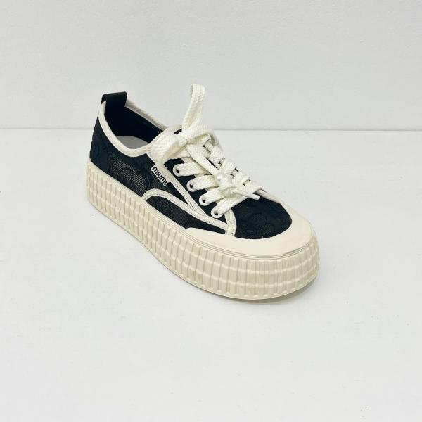 PU Mid Top Canvas Shoes Women Espadrilles Canvas Sneakers For Women