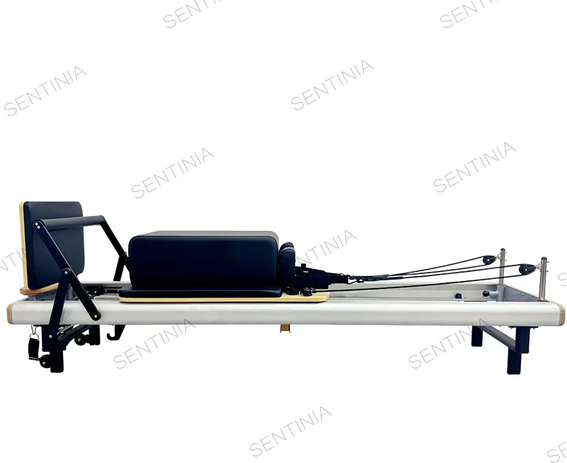 Smart Aluminum Folding Pilates Apparatus Reformer With Fixed Footbar