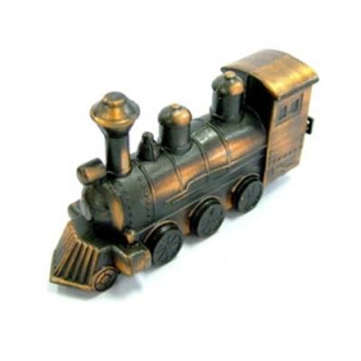 cute zinc alloy pencil train sharpener