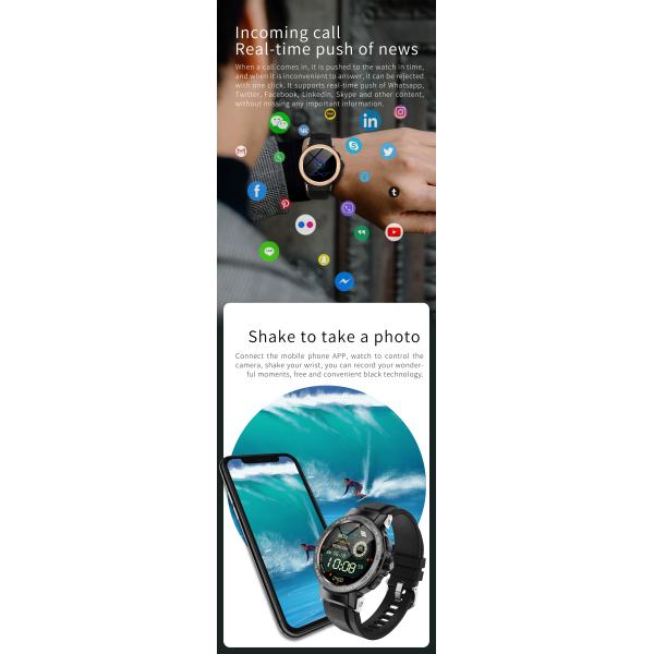 OEM Missyou Ze19 GPS Smartwatch Multi Sports Blood Pressure Blood Oxygen Smart Watch