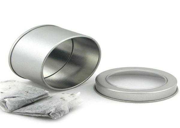 Quatro latas feitos a mão do folha de Flandres do elemento das joias, lata chapearam as latas do aço de alumínio