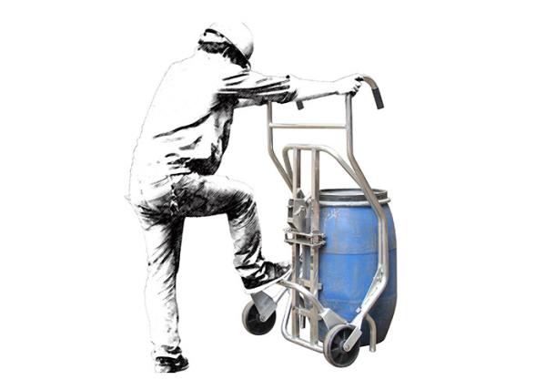 DE500 Universal Drum Trolley Automatic Drum Grip With Load Capacity 500Kg