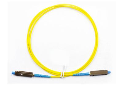 Tipo interno cor 0 do único modo de cabo de remendo da MU do amarelo. perda de inserção 3dB