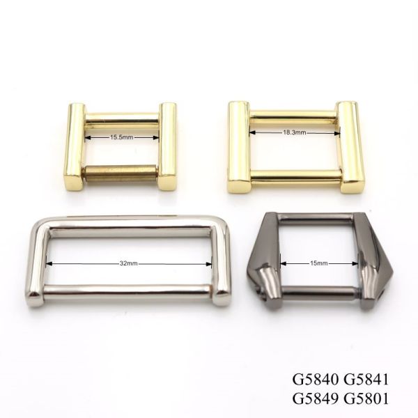 15mm metal D ring with screw custom engraving logo removable bag D ring accessories
