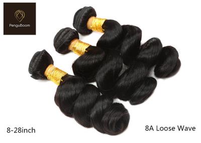 Non Remy 25.4cm 10 Inch Real Human Hair Bundles Loose Wave Tangle Free