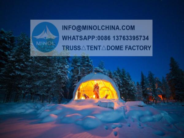 Hotel Dome Camping Tent Geodesic Luxury Glamping Tents