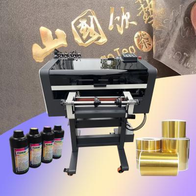 Compact A3UV DTF Printer  for plastic/geramic surface with 3*xp600 i3200u i1600u printheads