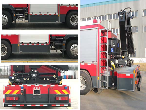 Emergency Fire Rescue Trucks Diesel 4x2 Fire Department Rescue Truck