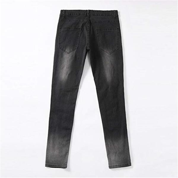 Skinny Denim Ripped Hole Jeans Denim Pencil Pants