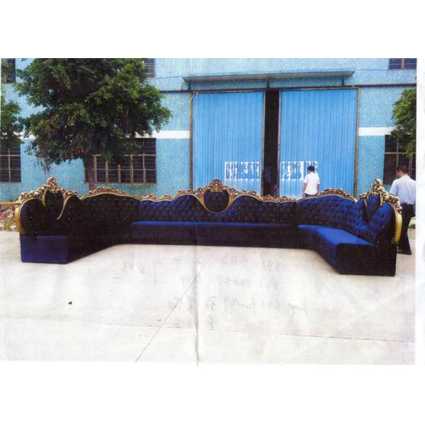 ISO Commercial U Shape Booth Connected Round Nightclub Luxury Bench Sofa