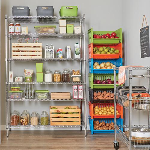 6-Tier New Chrome Plated Wire Rack Kitchen Storage Steel Shelving Unit 36W X 18D