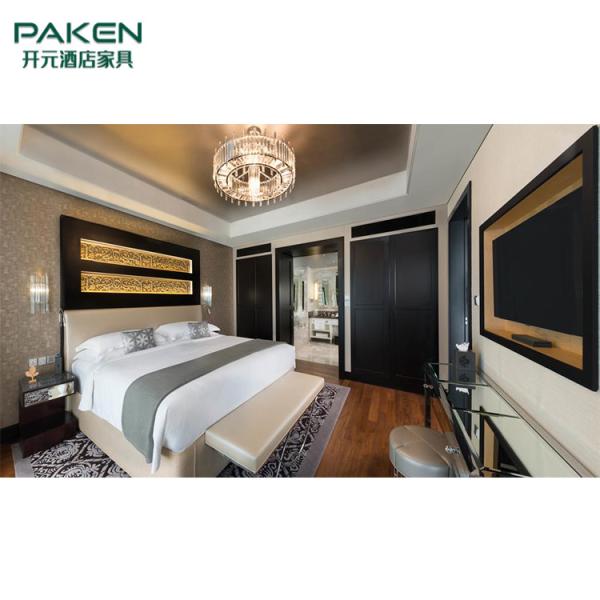 пятизвездочная мебель спальни гостиницы с роскошным стилем